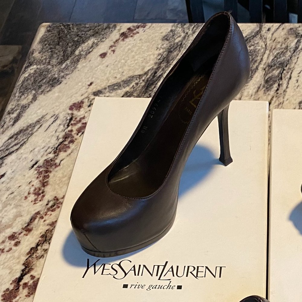 YSL Heels...Brown